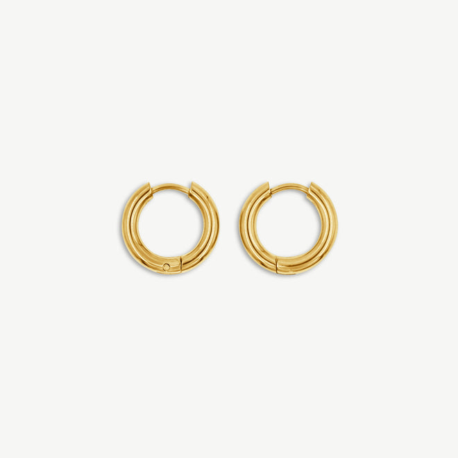 Small Hoop Earrings - 2.5mm thick