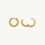 Small Hoop Earrings - 2.5mm thick