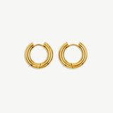 Medium Hoop Earrings - 4mm thick