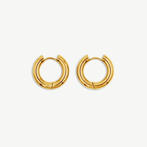 Medium Hoop Earrings - 4mm thick