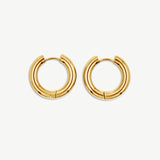 Large Hoop Earrings - 4mm thick
