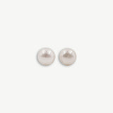 Rounded Freshwater Pearl Earrings