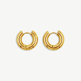 Small Hoop Earrings - 5mm thick