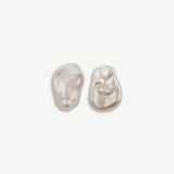 Large Keshi Freshwater Pearl Earrings