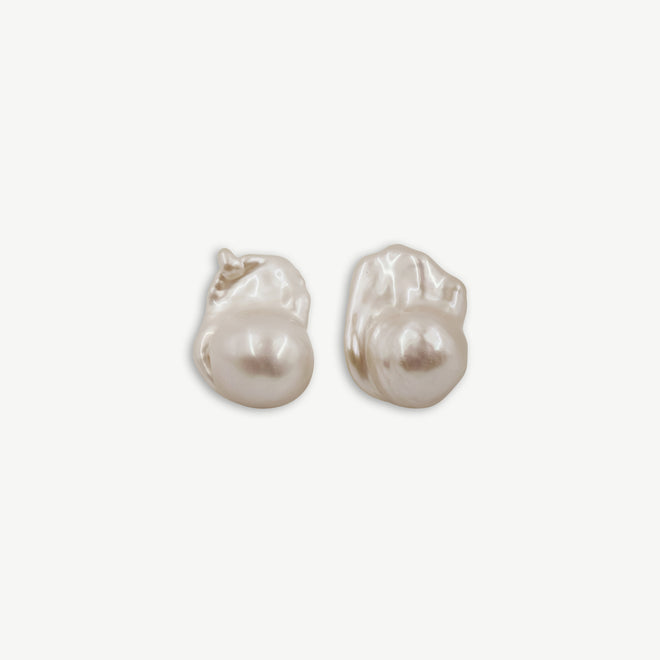 Flameball Freshwater Pearl Earrings