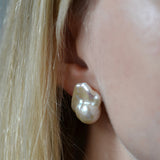 Flameball Freshwater Pearl Earrings