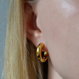 Small Hoop Earrings - 5mm thick