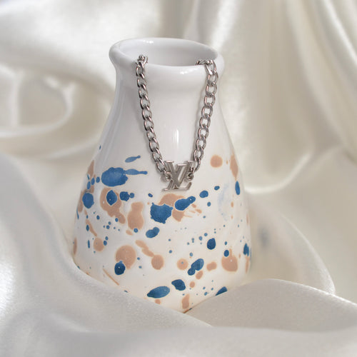 Authentic Louis Vuitton Pendant - Repurposed and converted necklace (16"/40.6cm long)