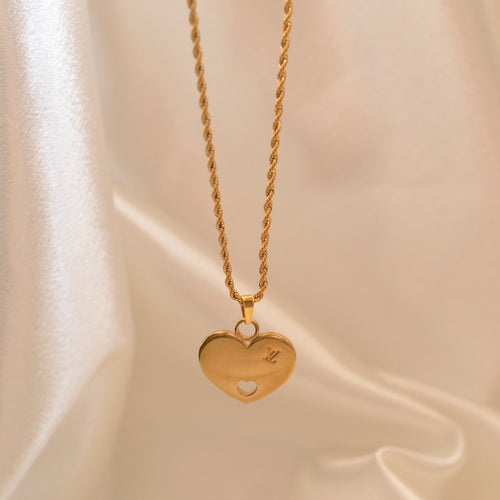 Authentic Louis Vuitton pendant - Repurposed and converted necklace (19.3”/49cm long)