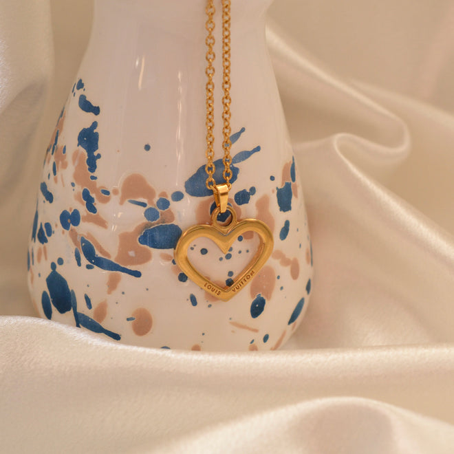 Authentic Louis Vuitton pendant - Repurposed and converted necklace (18”/45.7cm long)