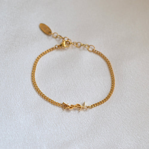 Authentic YSL pendant - Repurposed and converted bracelet (5.9"/15cm - 7.1"/18cm long)