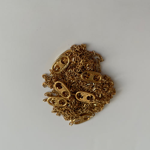 Authentic Celine pendant - Repurposed and converted bracelet (5.9"/15cm - 7.1"/18cm long)