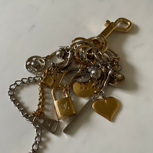 Authentic Louis Vuitton Pendant - Repurposed and converted necklace (17.7"/45cm long)